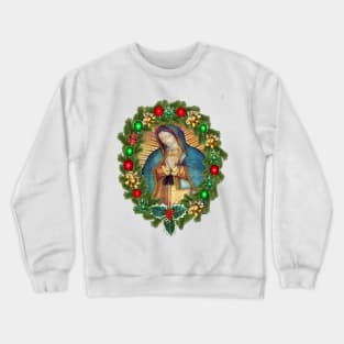 Guadalupe Our Lady of Virgin Mary Mexico Catholic Shirt Crewneck Sweatshirt